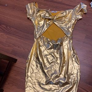 Gold Dress